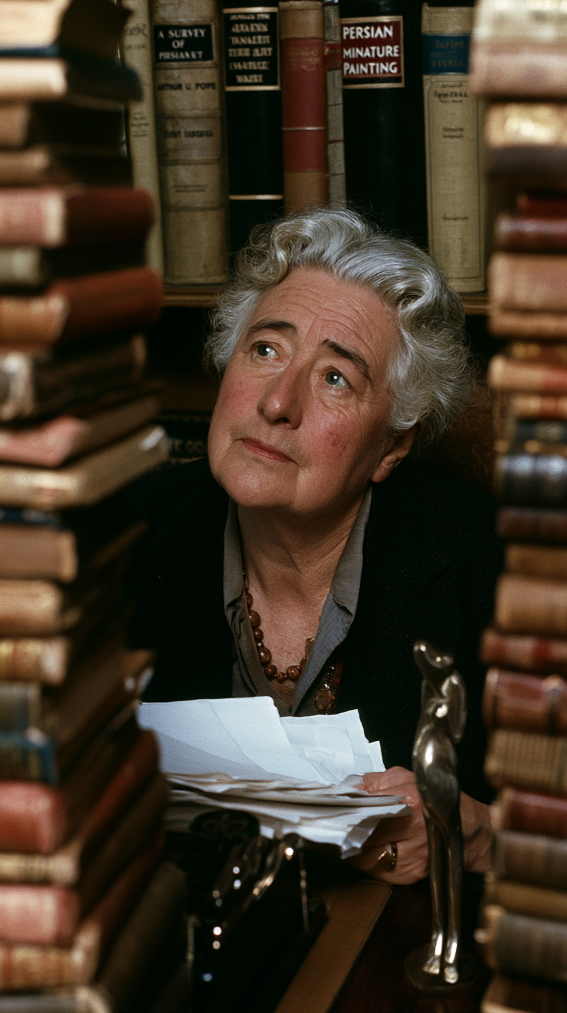 Retrato de Agatha Christie