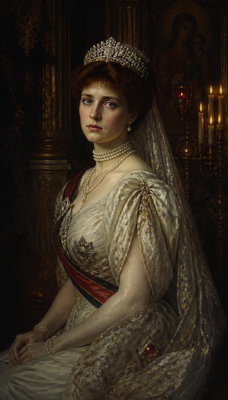 Retrato de Alejandra Fiódorovna