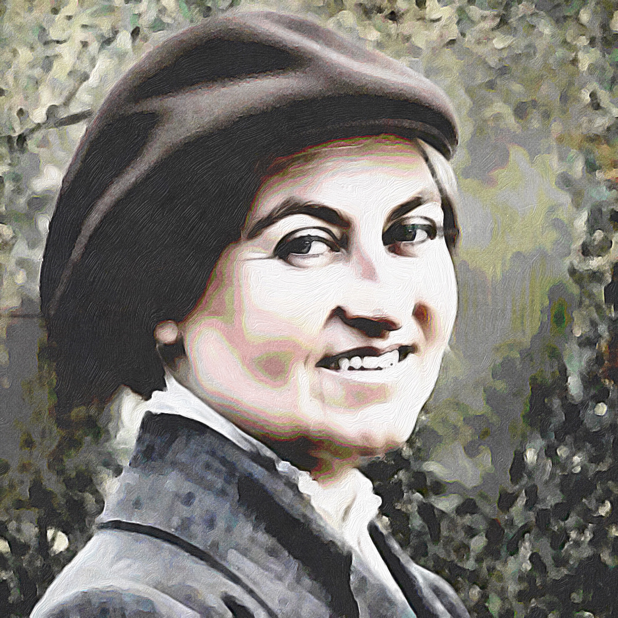 Retrato de Gabriela Mistral