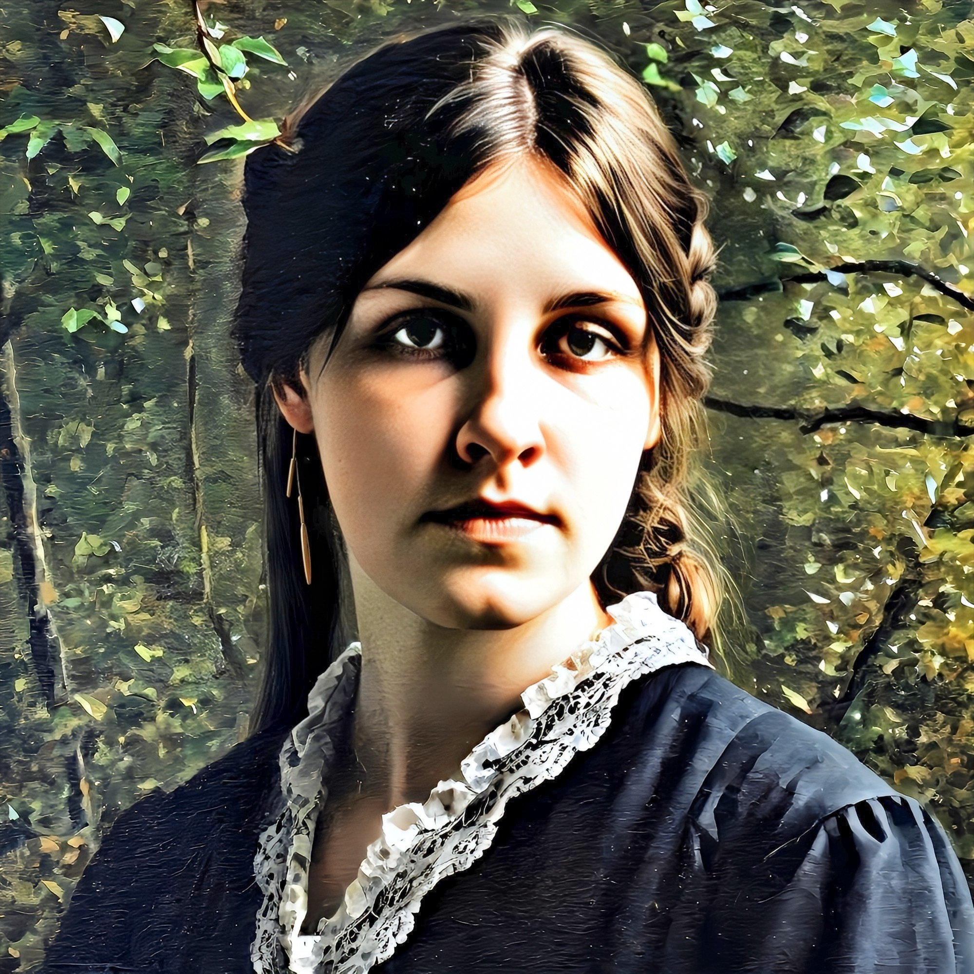 Retrato de Louisa May Alcott